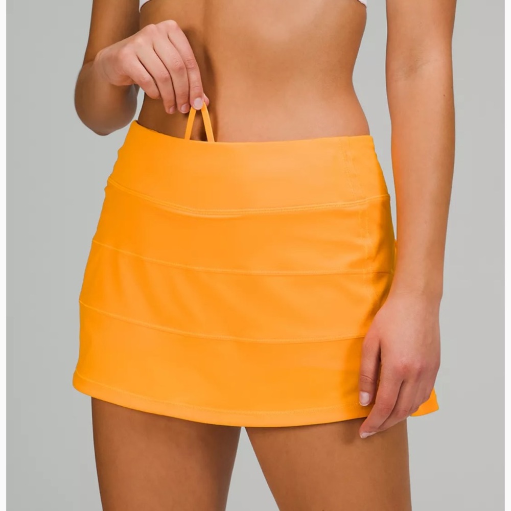 Lululemon Pace Rival Skirt Regular * Clementine - Picture 5 of 10